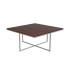 Jonesboro 38 inch square hospitality dining wood metal coffee table